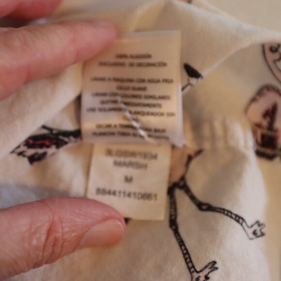 Levi's Button Up Flamingo Shirt Size Med - Picture 6 of 6